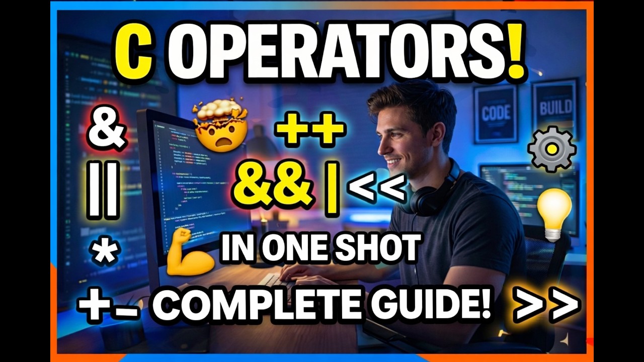 operator  in c language in  one shot ..