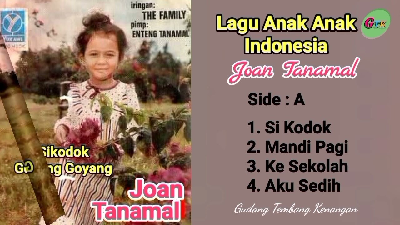 LAGU ANAK INDONESIA // JOAN TANAMAL = SI KODOK -Side : A (1971)