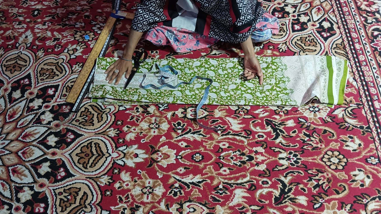 Frock cutting in Kashmiri language// very easy  frock cutting.