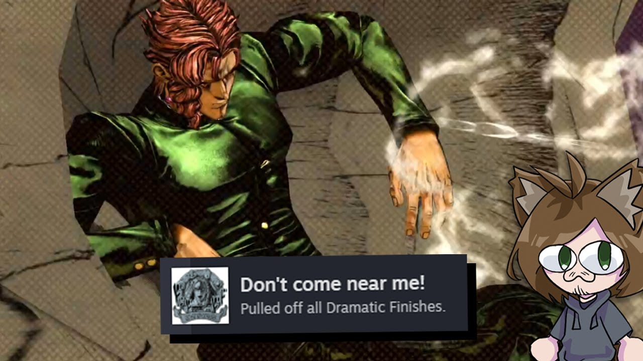 TENTANDO fazer AINDA mais DRAMATIC FINISH no jogo de JOJO