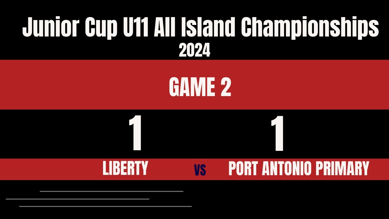 JUNIOR CUP ALL ISLAND 2024 | Game 2  Liberty vs. Port Antonio Primary