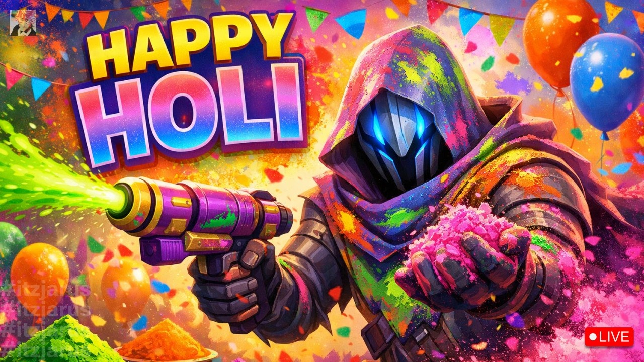 🎨 Holi Ki Hardik Shub Kamnaye | Valorant /w You Guys !giveaway !vnpl