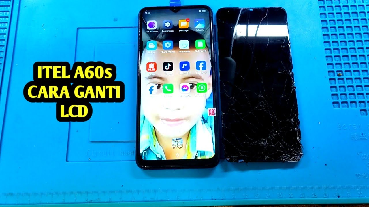 CARA GANTI LCD ITEL A60S A60 LCD BELI DARI ONLINE SHOP