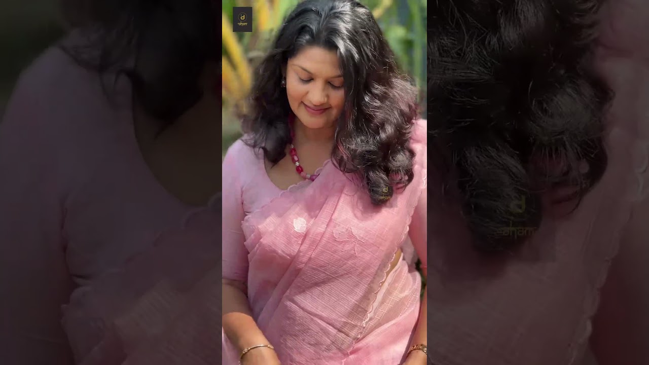 Floral Design Organza Saree | TOT101 #reels #fashion #trending #ahambotique #saree #stlye