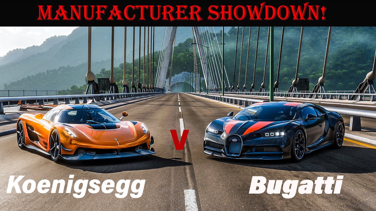 Forza Horizon 5: Koenigsegg vs Bugatti - Manufacturer Showdown!