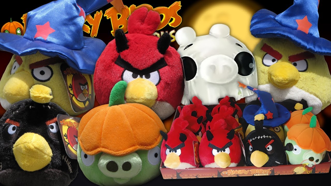 Trick Or Treat Set - Angry Birds Plush