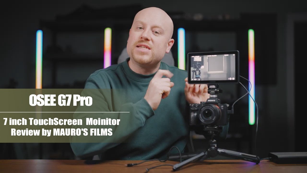 Osee G7 Pro Camera Control Touchscreen Field Monitor Review by MAURO'S FILMS   @MAUROSFILMS