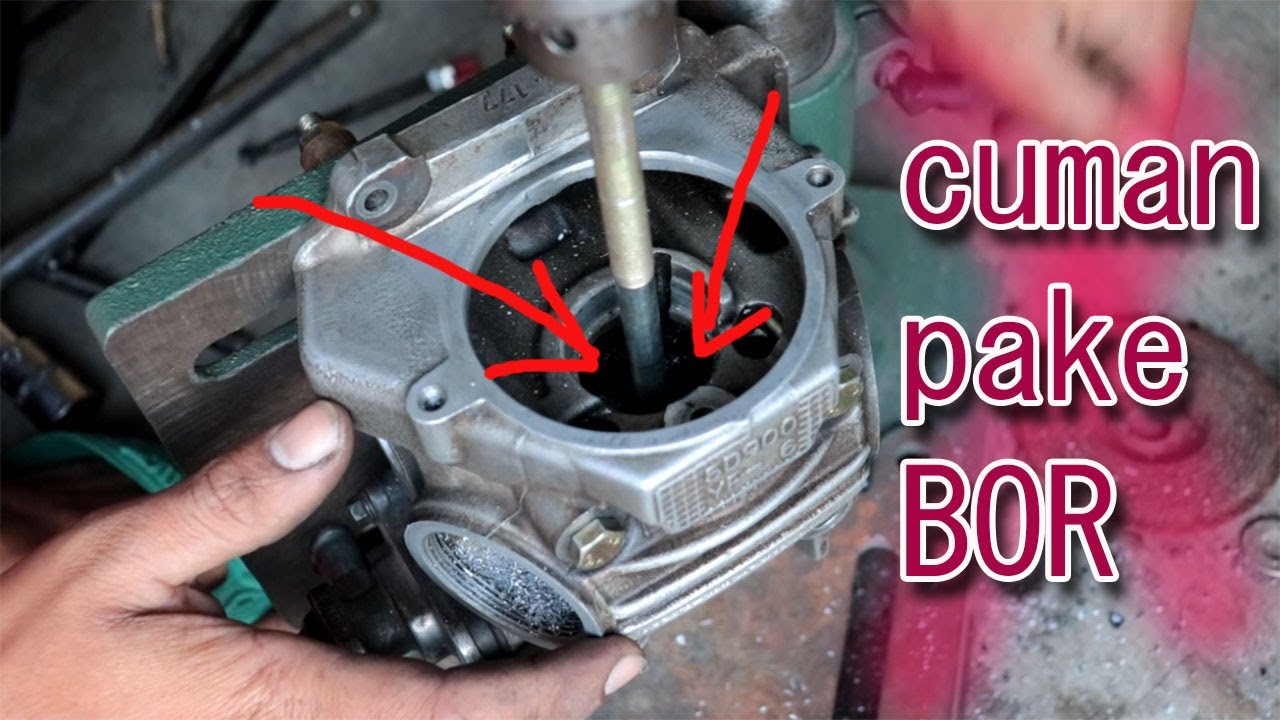 Bikin Dudukan Laker Noken Cuman Dengan mesin BOR Vega Jupiter 115  zrc4 End