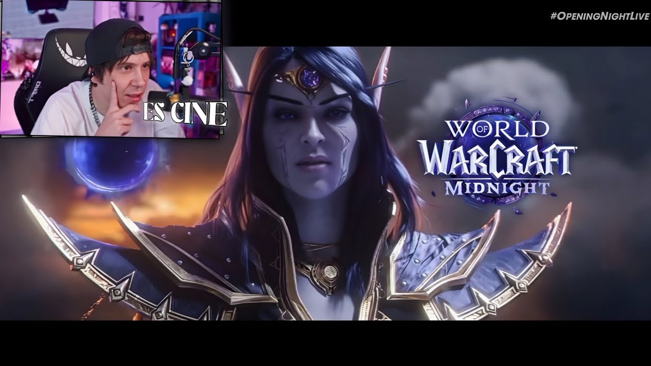 Rubius reacciona a la cinem&aacute;tica &bull; World of Warcraft MidNight 