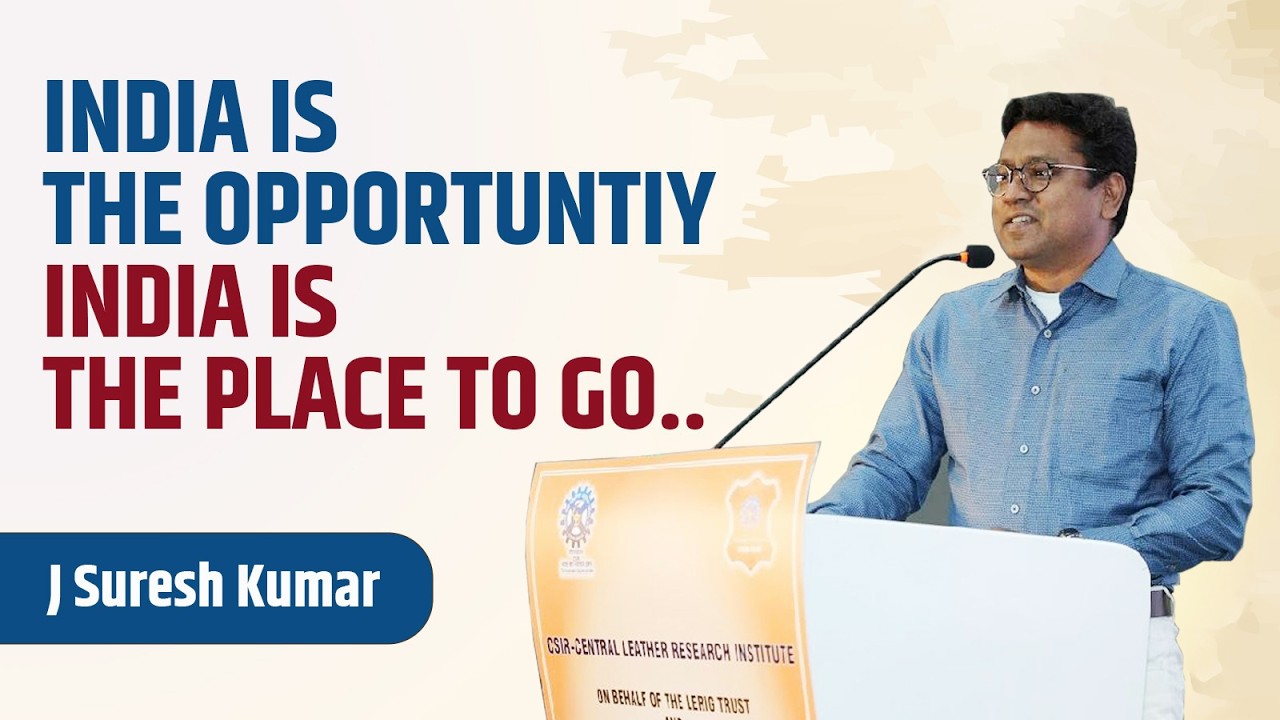 India Is the Opportunity – Inspiring Speech by Suresh Kumar J |  Orator Award 2026 |