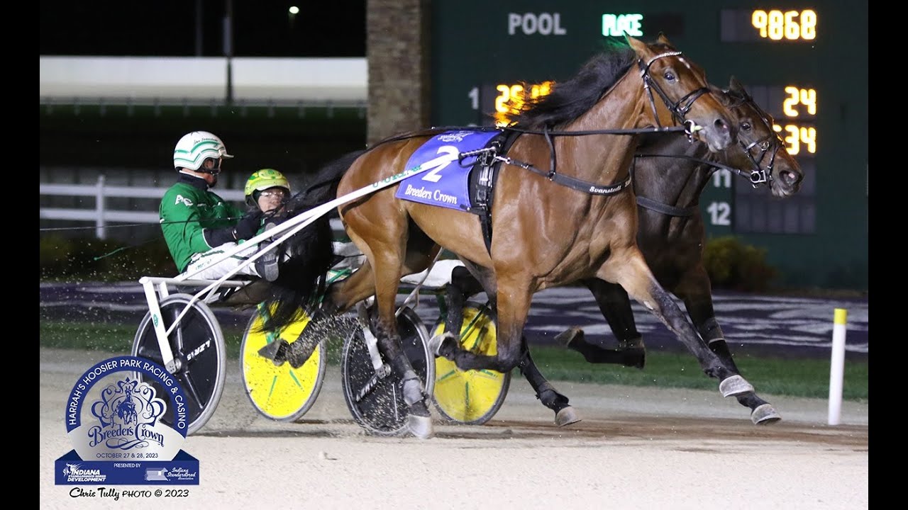 Bond & Åke Svanstedt wins Breeders Crown 3 YO Fillies ($600,000) in 1.51,2 (1.09,2) at Hossier Park