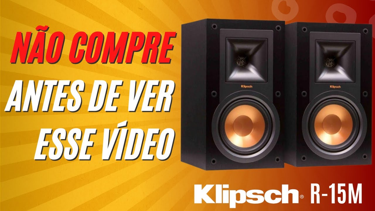 Caixa Bookshelf Klipsch R-15M para Home Theater vale a pena? Unboxing e Minhas Impressões