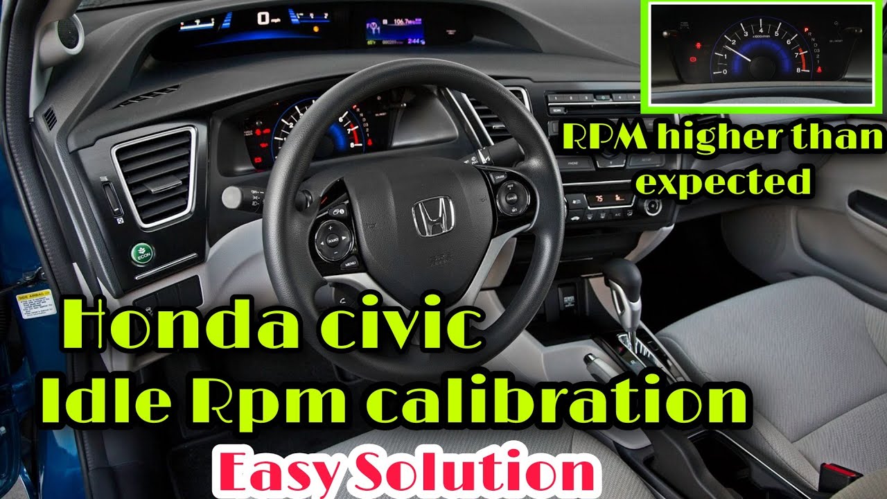 HONDA CIVIC RPM ,RACE CALIBRATION PROCESS . RPM HIGHER THEN EXPECTED EASY SOLUTION.