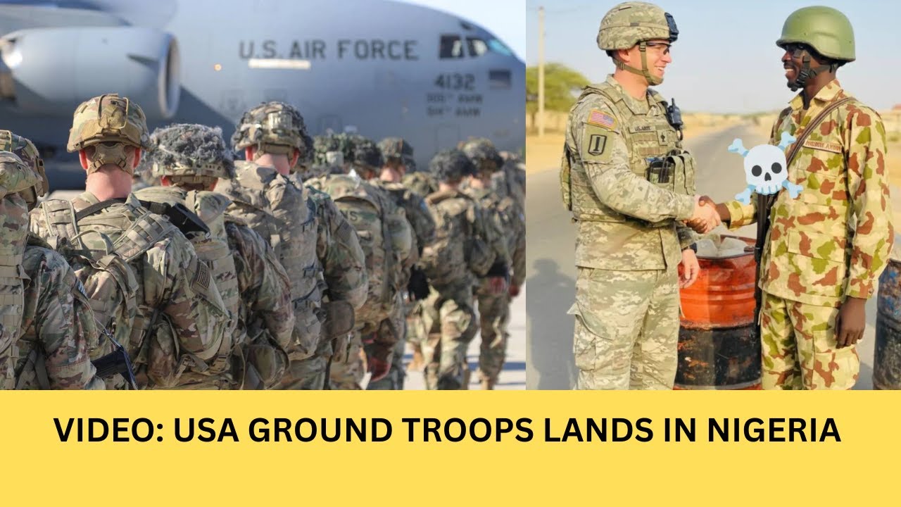 BREAKING: US Soldiers JUST LAND in LAGOS AIRPORT to Fight BANDITS in SAMBISA