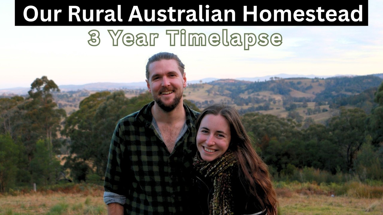 3 Years of Building Our Dream Homestead in Rural Australia (Timelapse)