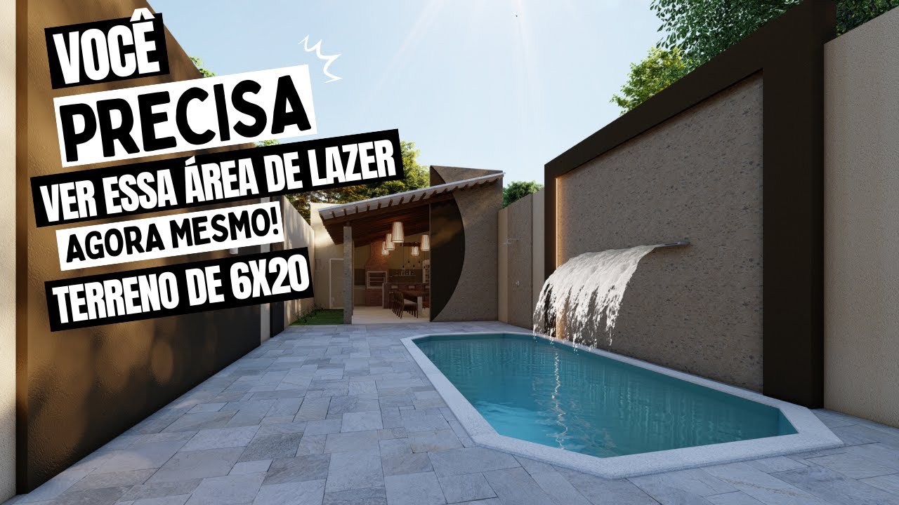 #04 ÁREA DE LAZER pequena  - TERRENO DE 6m X 20m
