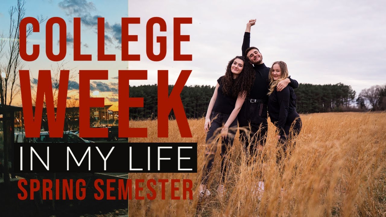 a realistic week in my life as a college student