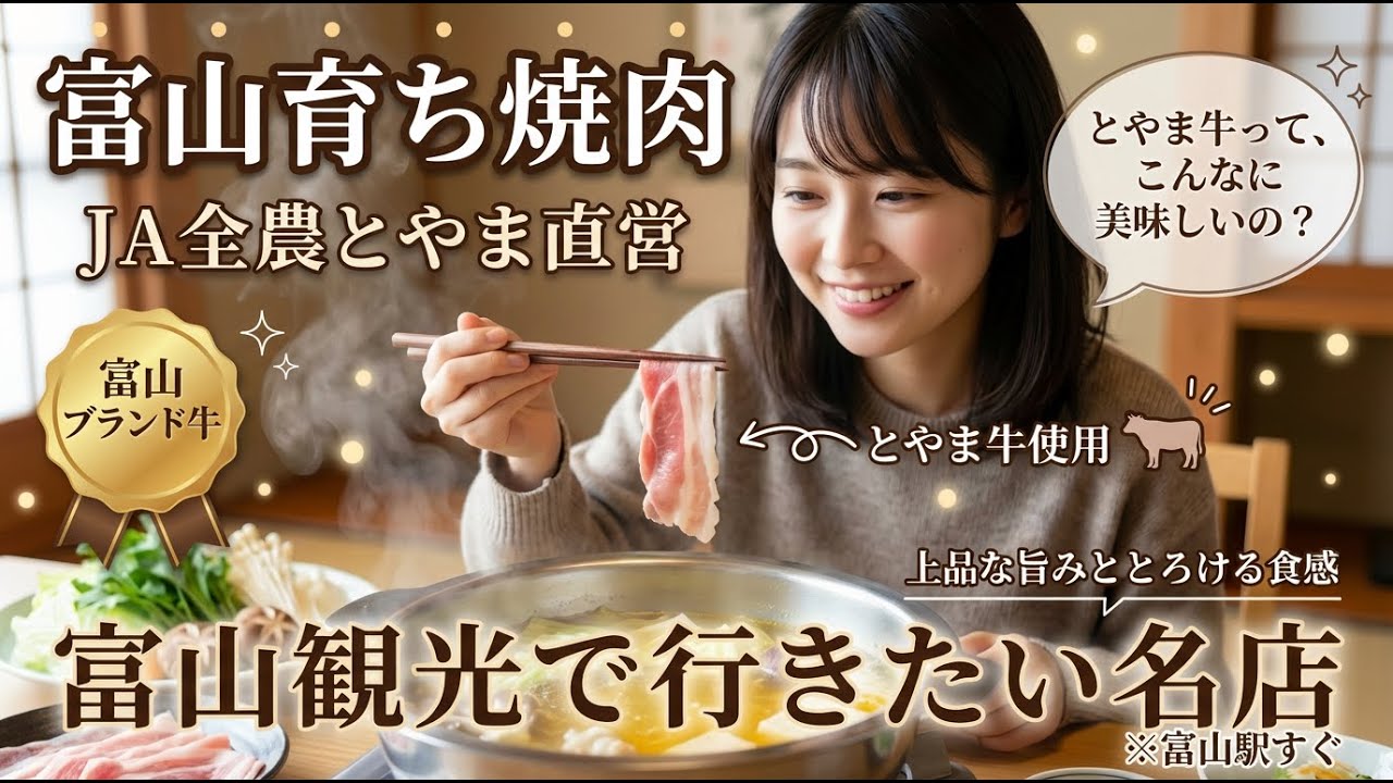 富山観光で行きたい焼肉店🍖｜とやま牛を堪能できる「富山育ち」ご紹介！！