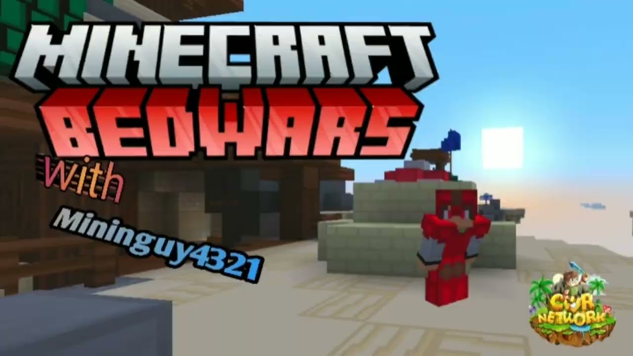 අහස වටලමු ! ✨️🔥today I play bedwars dou with @MININGUY4321  | CWR Network #minecraft #bedwars