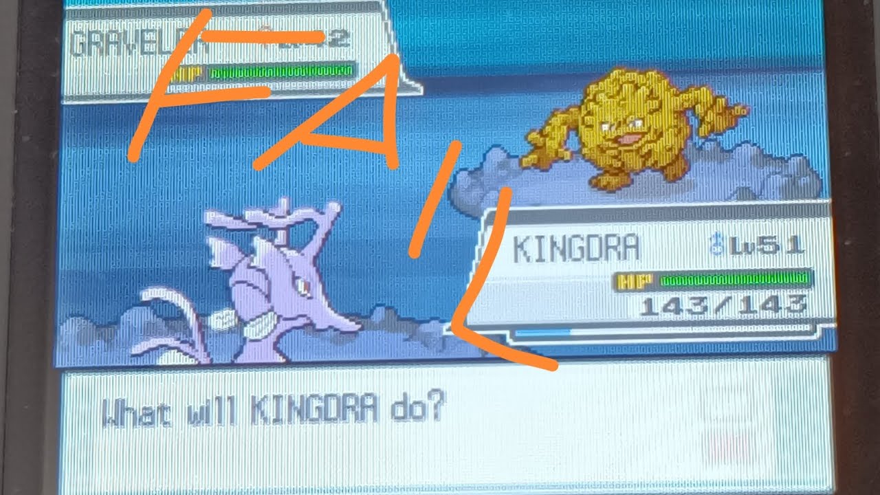 My first ever shiny fail😱!! in Pokemon Soulsilver