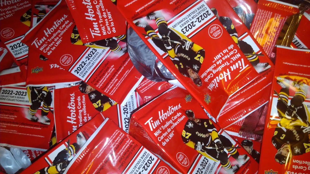2022-23 Upper Deck Tim Hortons Hockey 🏒🥅 Case Box 100-Packs Break #nhl #hockeycards #timhortons