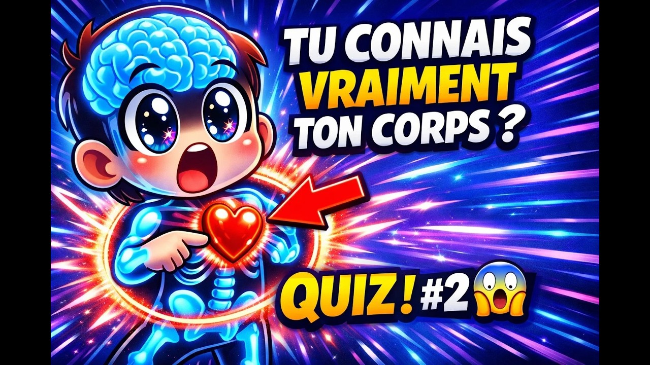 🧠 Quiz Corps Humain pour Enfants #2 - Connais-tu ton Corps ? 💪