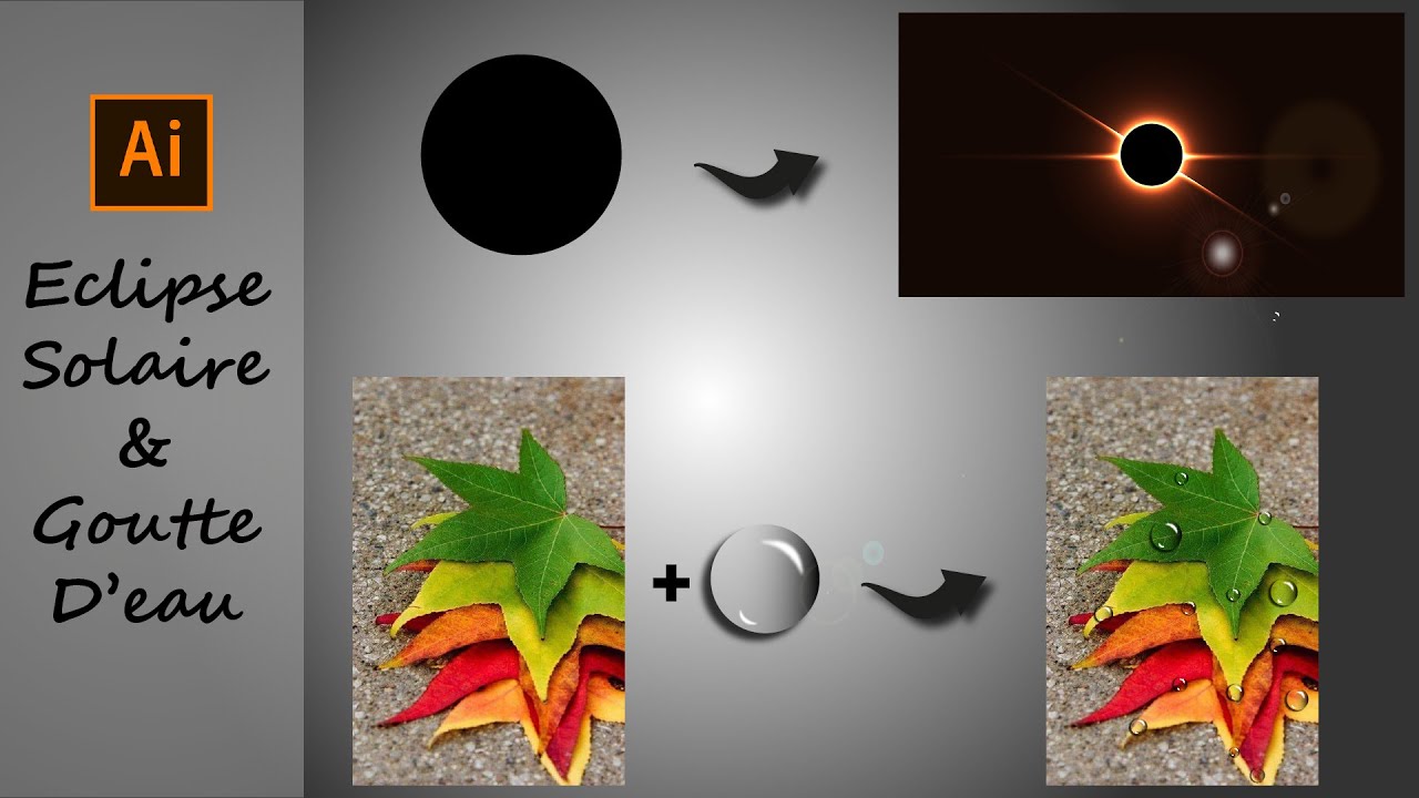Comment faire un effet de l'Eclipse solaire et un effet de goutte d'eau Short N°131-132To Full Vidéo