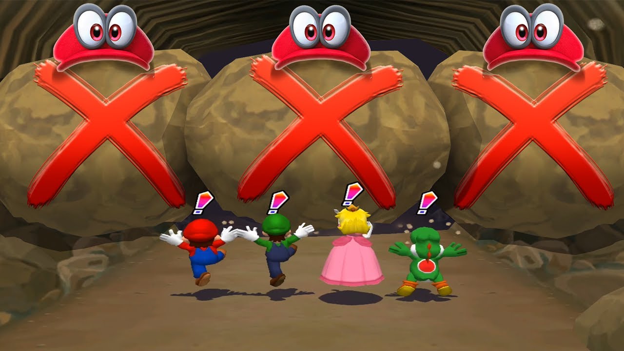 Mario Party 6 MiniGames - Mario Vs Luigi Vs Peach Vs Toad (Master Cpu)