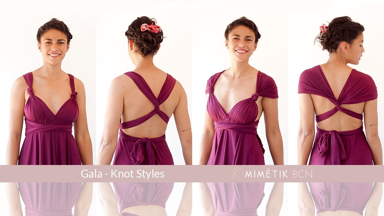 Cómo atar vestido convertible estilo nudos - Gala | MIMÈTIK BCN