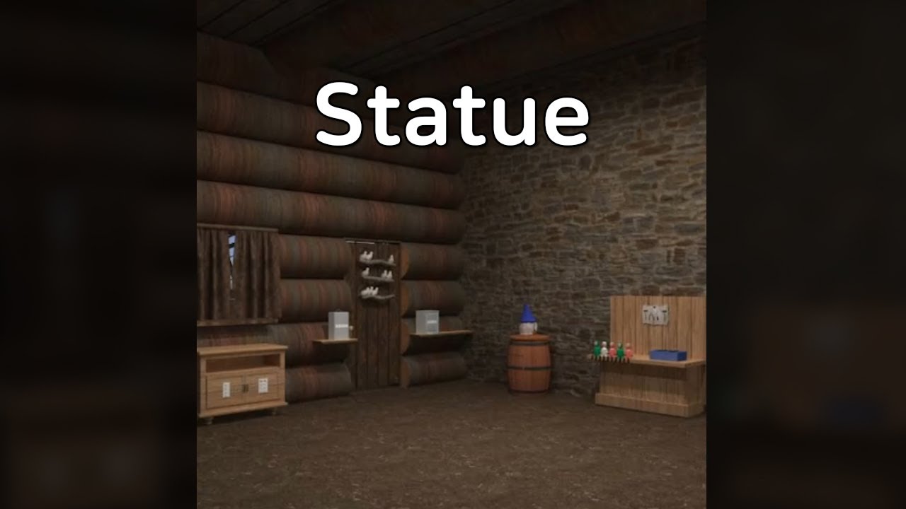 EXiTS Room Escape Game Statue Walkthrough (NAKAYUBI)