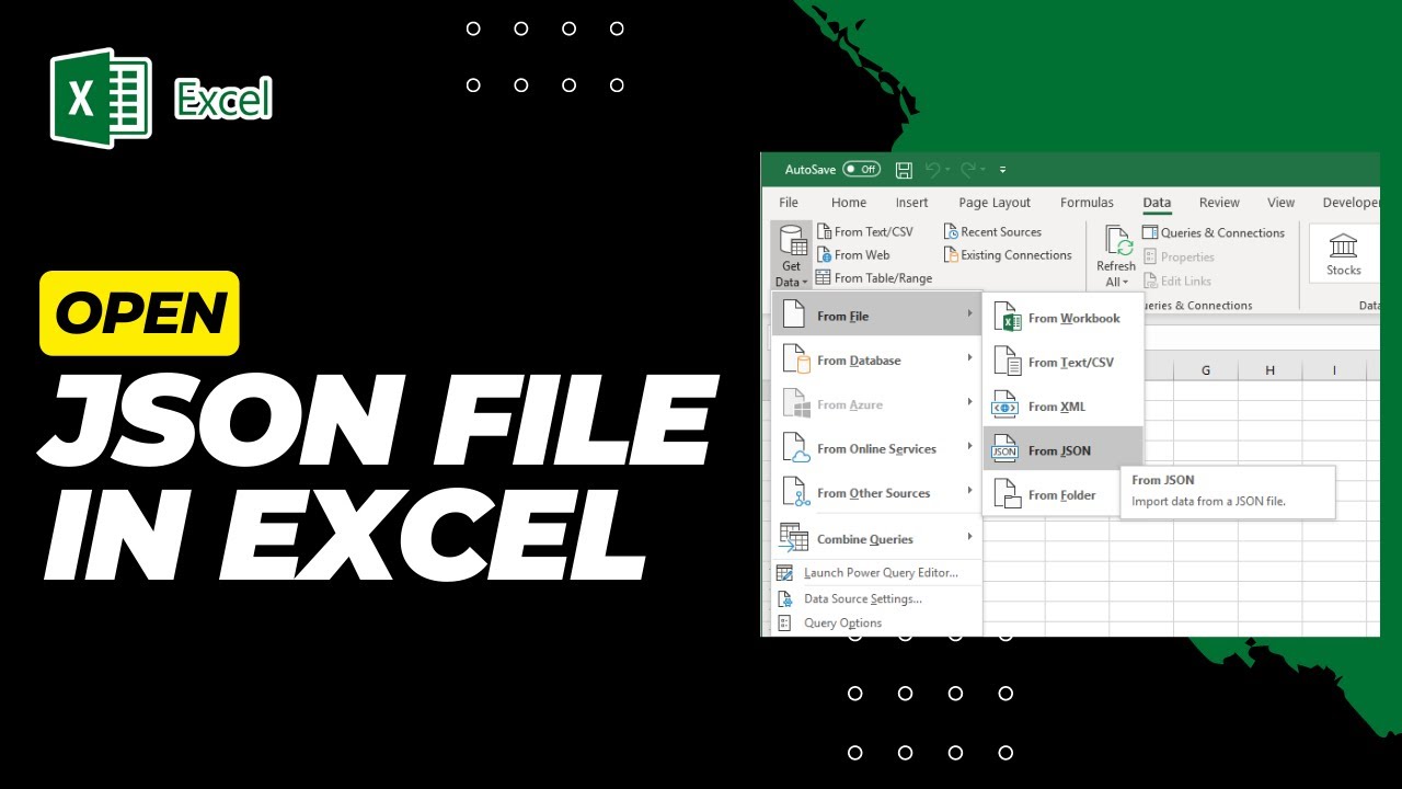 How To Open A JSON File In Excel