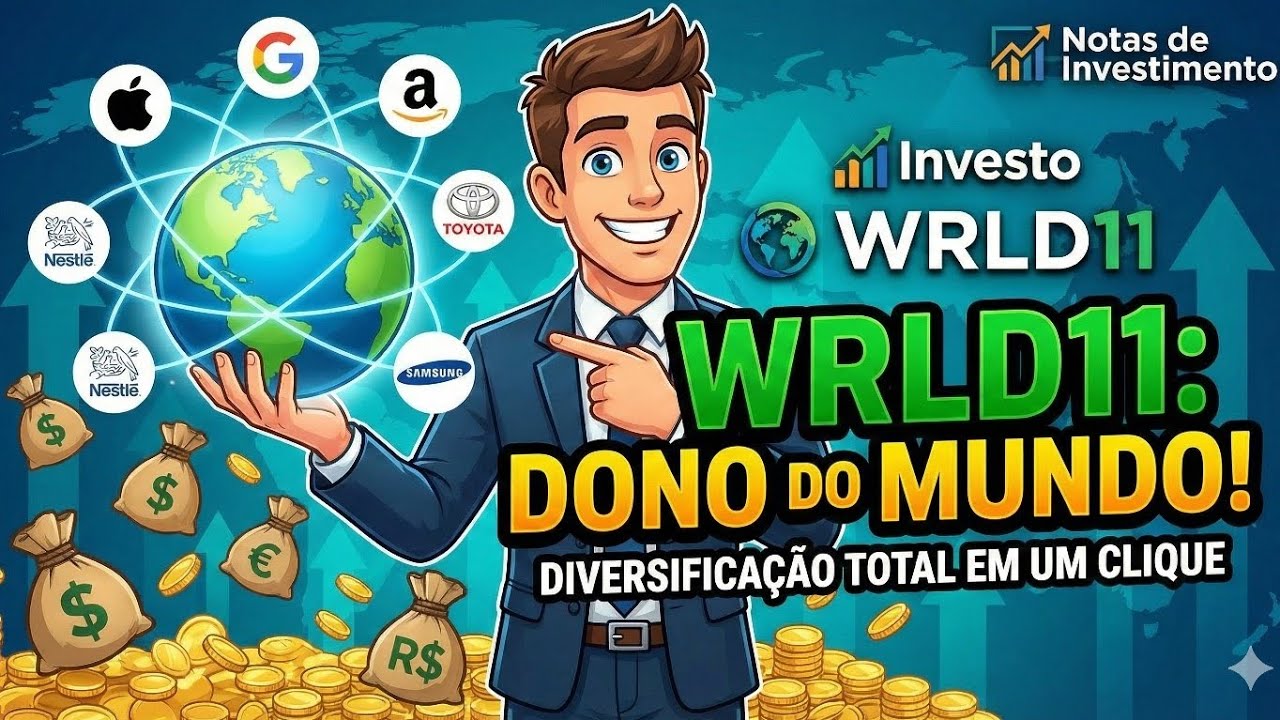 WRLD11: Como investir no MUNDO INTEIRO com apenas um ativo? (Guia Completo)