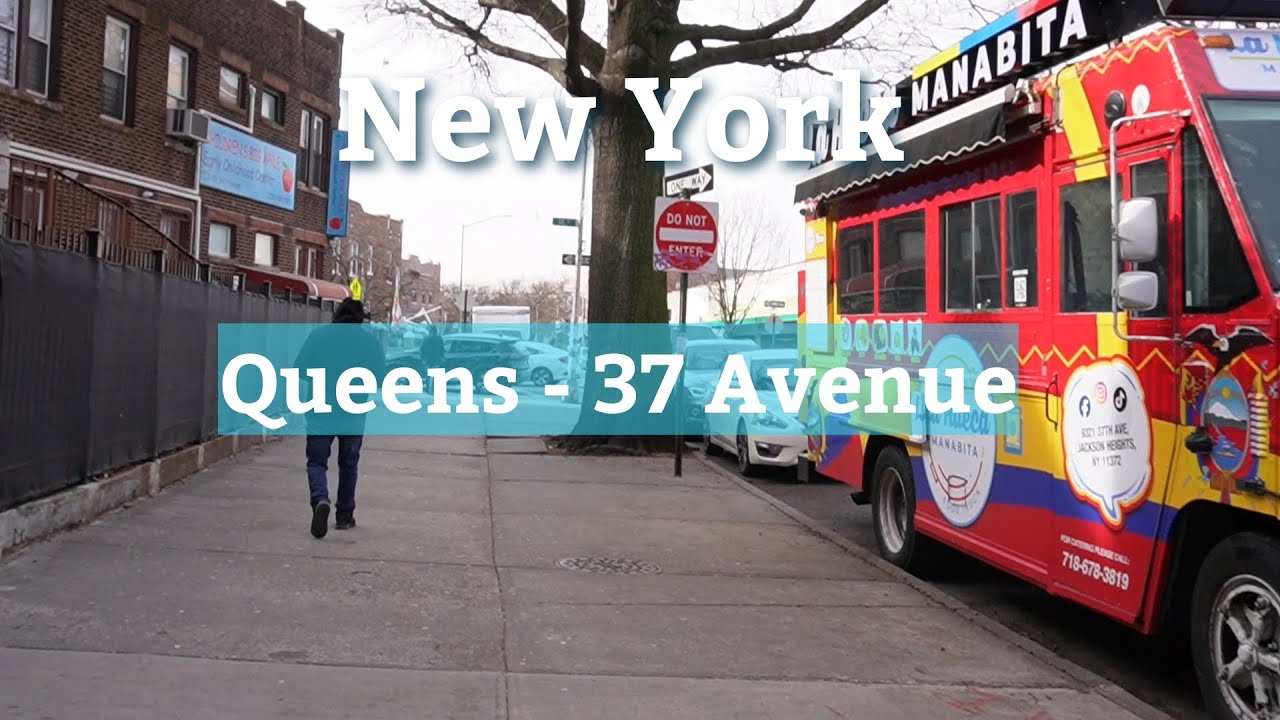 🇺🇸 Pasos por New York City - Caminando por Queens - North Corona  37 Av. (104 St. - 94 St.)