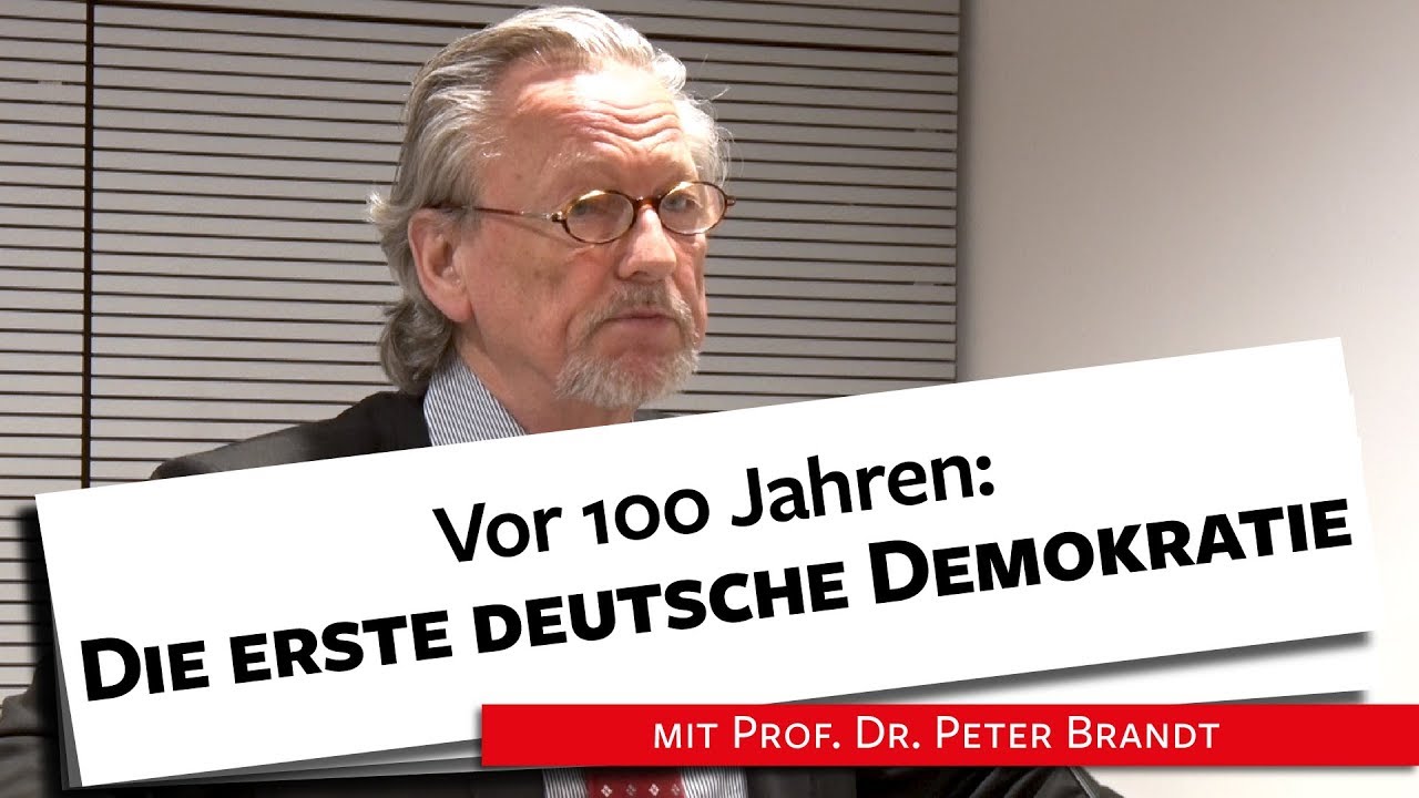 Die Weimarer Republik: Die erste deutsche Demokratie - Prof. Dr. Brandt, 20.05.2019