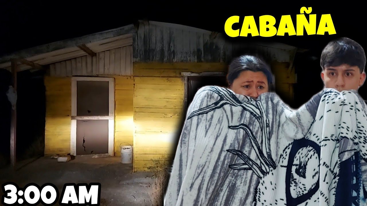 PASAMOS UNA NOCHE EN UNA CABAÑA ABANDONADA!! 😨 *Terror*