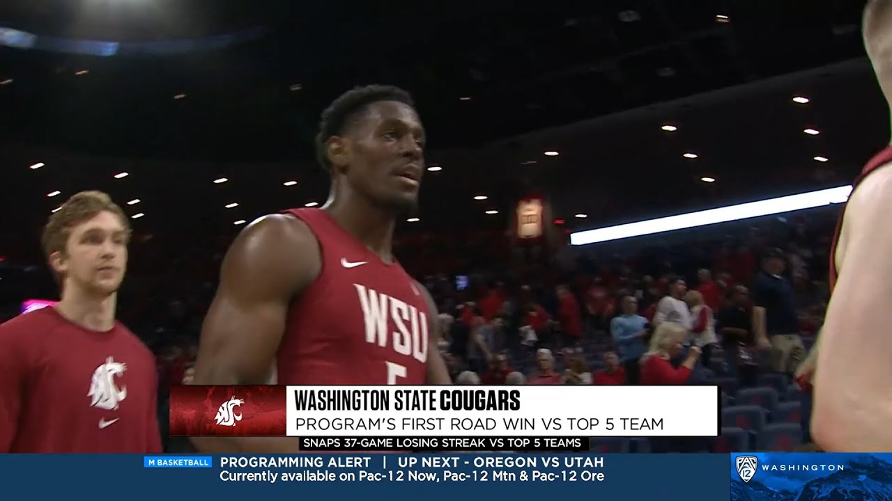 WSU MBB: Highlights at #5 Arizona 1/7/23
