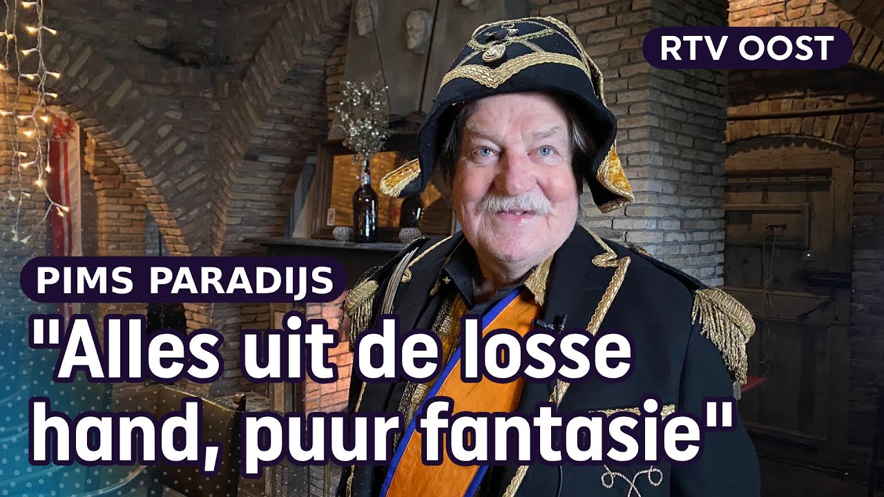 Gerry bouwde een kasteel van 26 meter in zijn achtertuin | RTV Oost