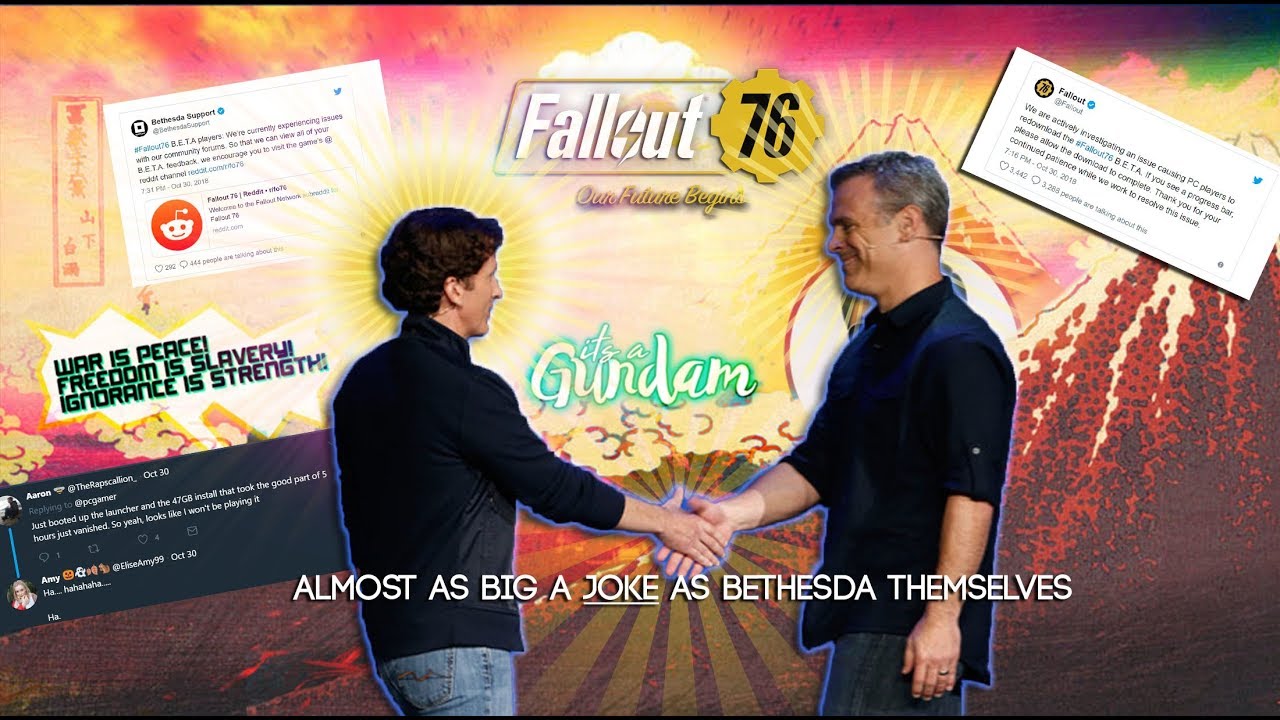 Fallout 76 beta is almost as big a Joke as Bethesda themselves