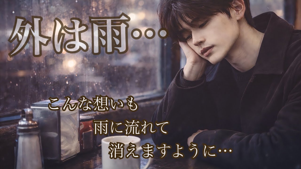 外は雨…