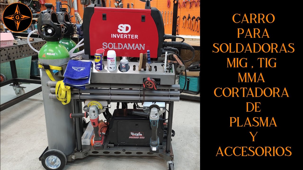 CART FOR MIG, TIG, MMA WELDERS, PLASMA CUTTER AND WELDING ACCESSORIES