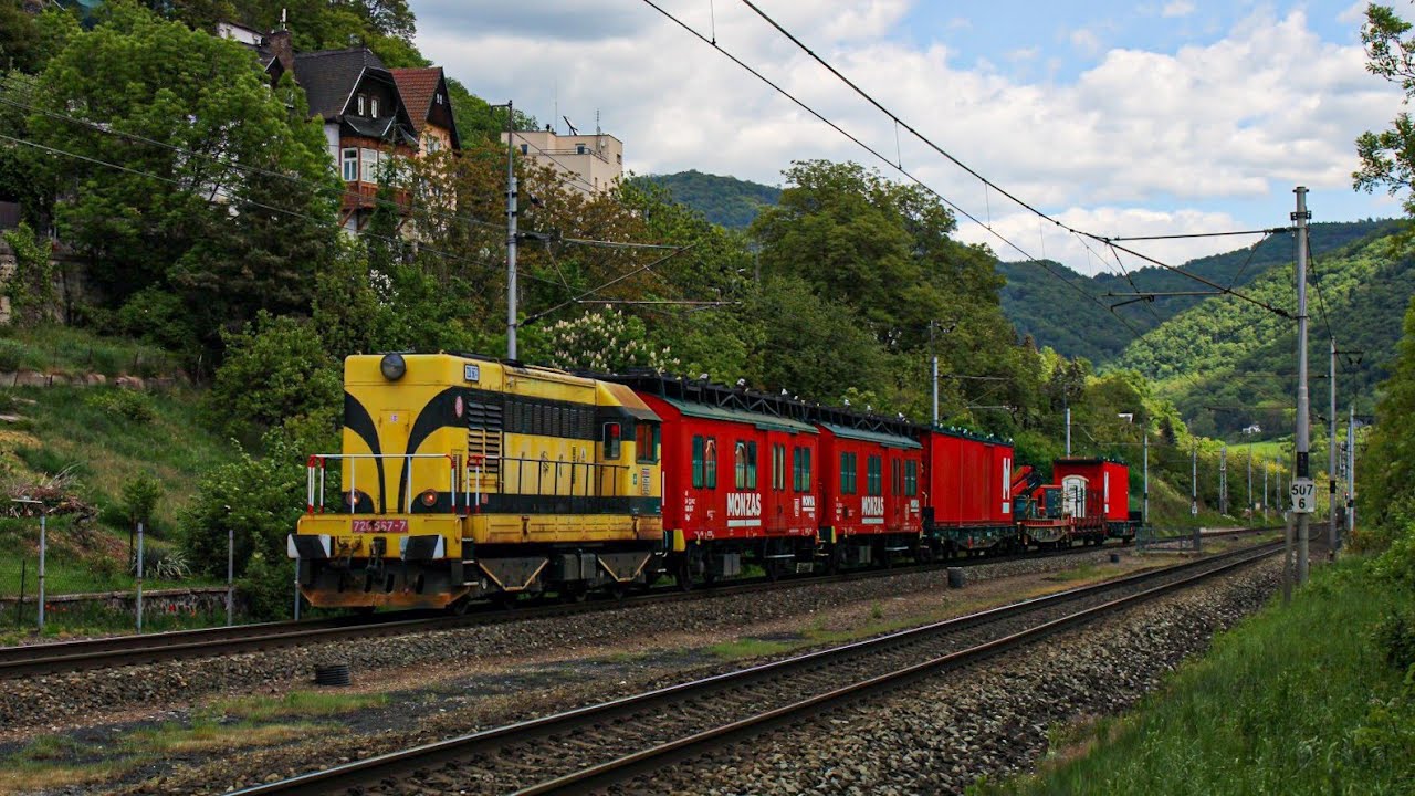 Vlaky na Severu Čech 9-10.5 2025