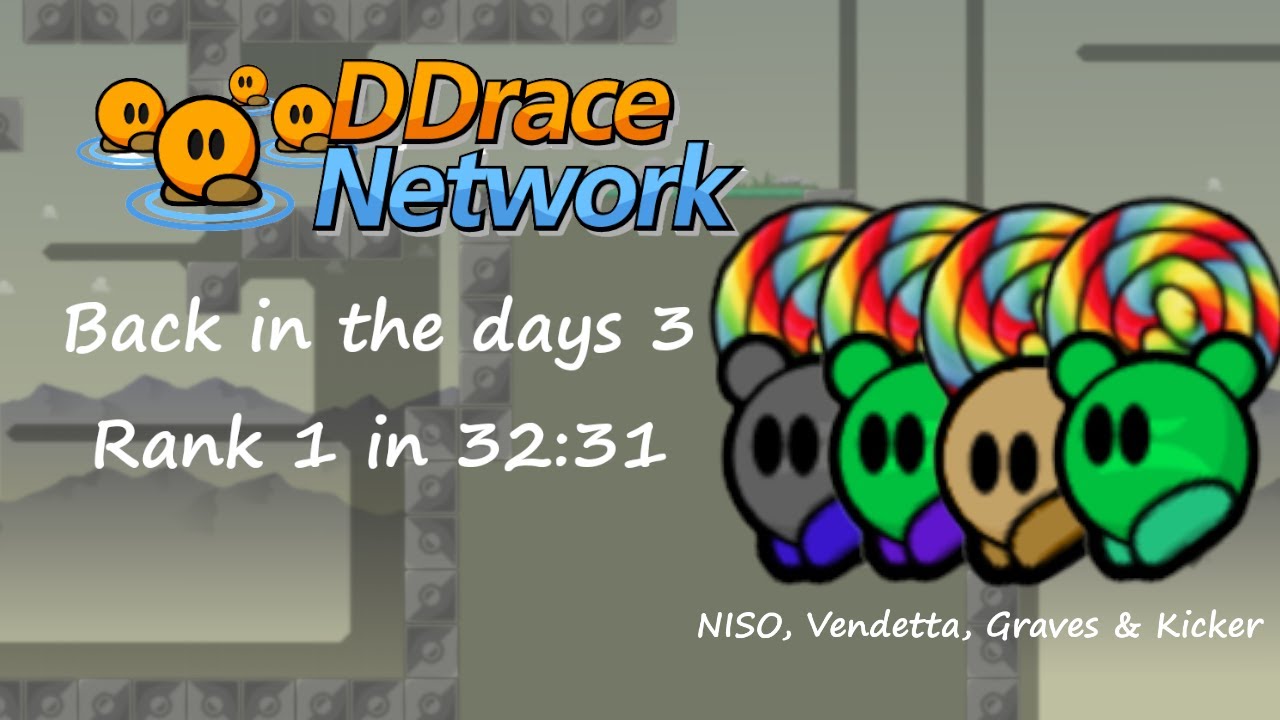 Teeworlds - Back in the days 3 Rank 1 by NISO, Graves, Vendetta & Kicker