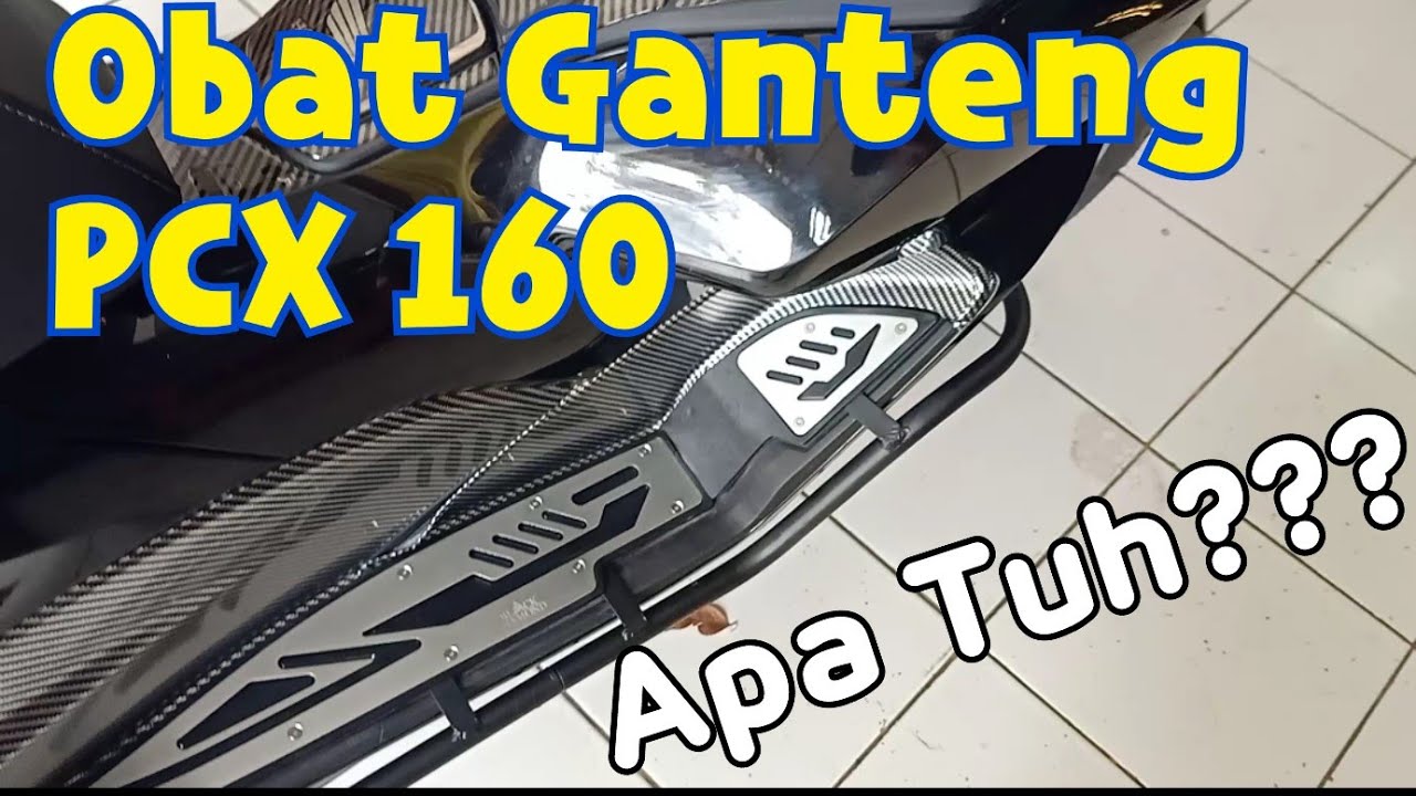 Hasil terpasang Bordes PCX 160 black diamond plug and play , aksesoris pcx160 variasi honda pcx160