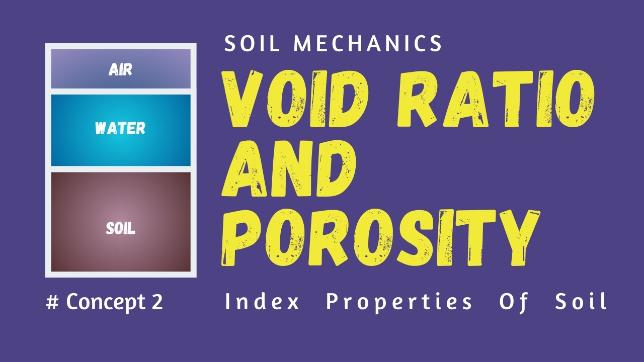 Concept of Void Ratio and Porosity || Index Properties of soil || Soil Mechanics
