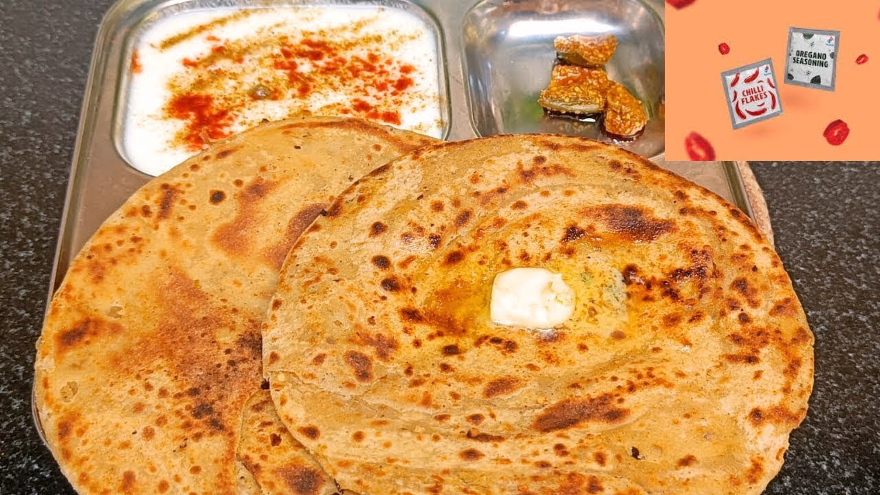 Leftover Domino’s Oregano Chilli Flakes Paratha | Easy & Tasty Breakfast with Pizza Seasoning|Recipe