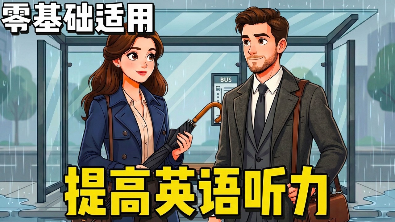 开始听懂英语了 🎧 简单的英语对话《公交车站的对话》