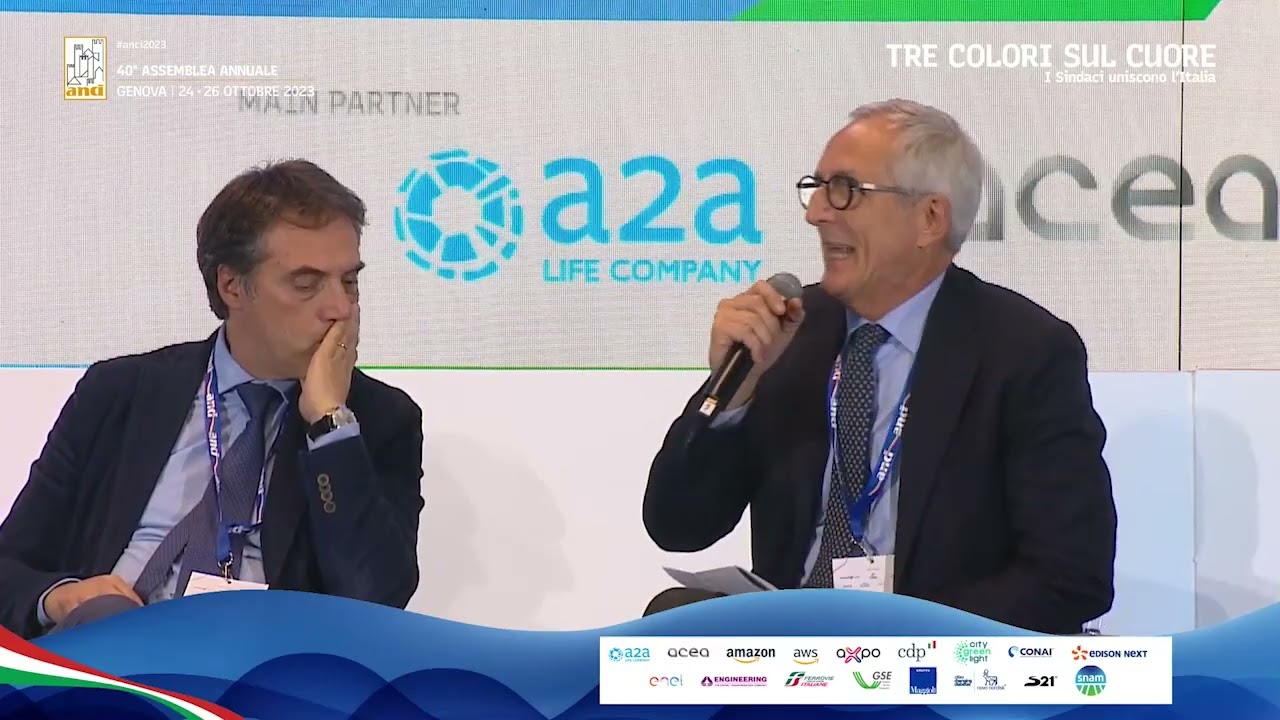 L'intervento di Fabrizio Ferragno (Rai) all'assemblea Anci di Genova