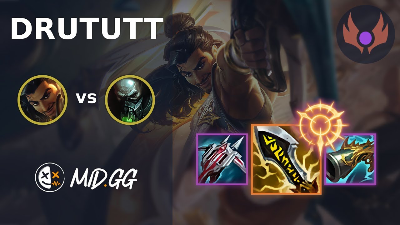 MID.GG: [ drututt ] Akshan TOP vs Urgot | EUW MASTER | LOL Season 2026