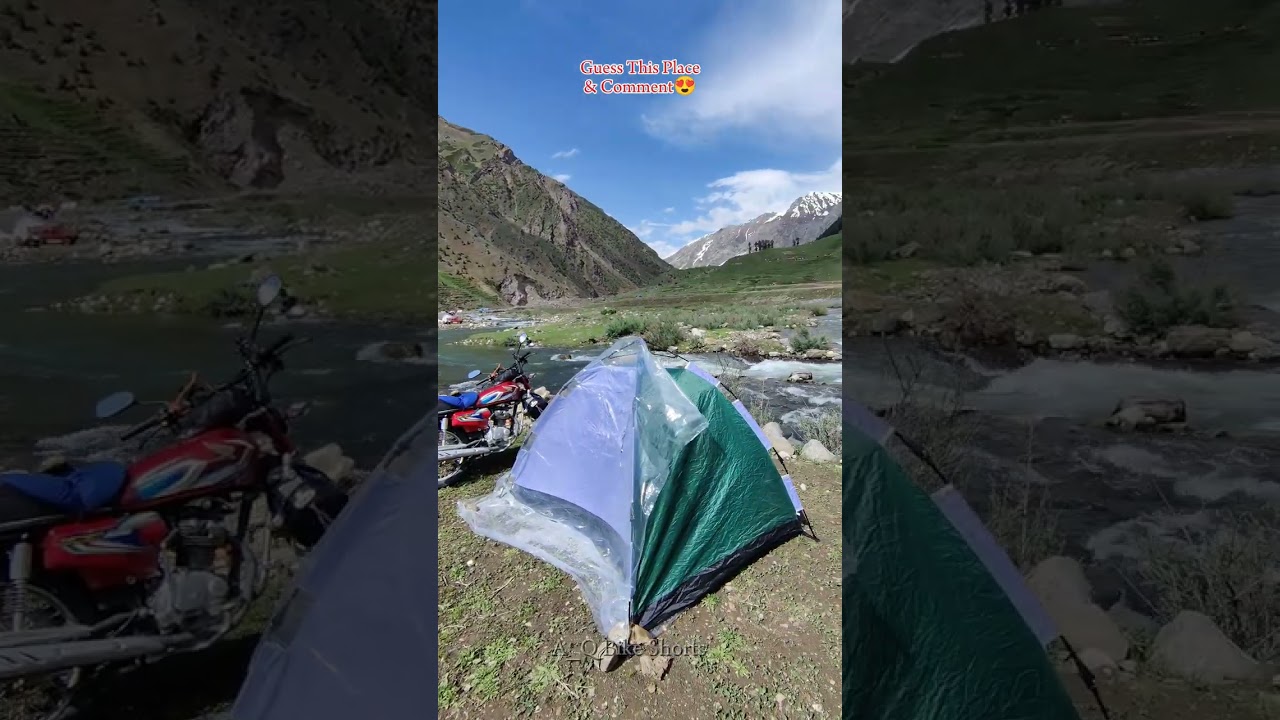 Camping Short🏡  #travel #mountains #river Rivercamping