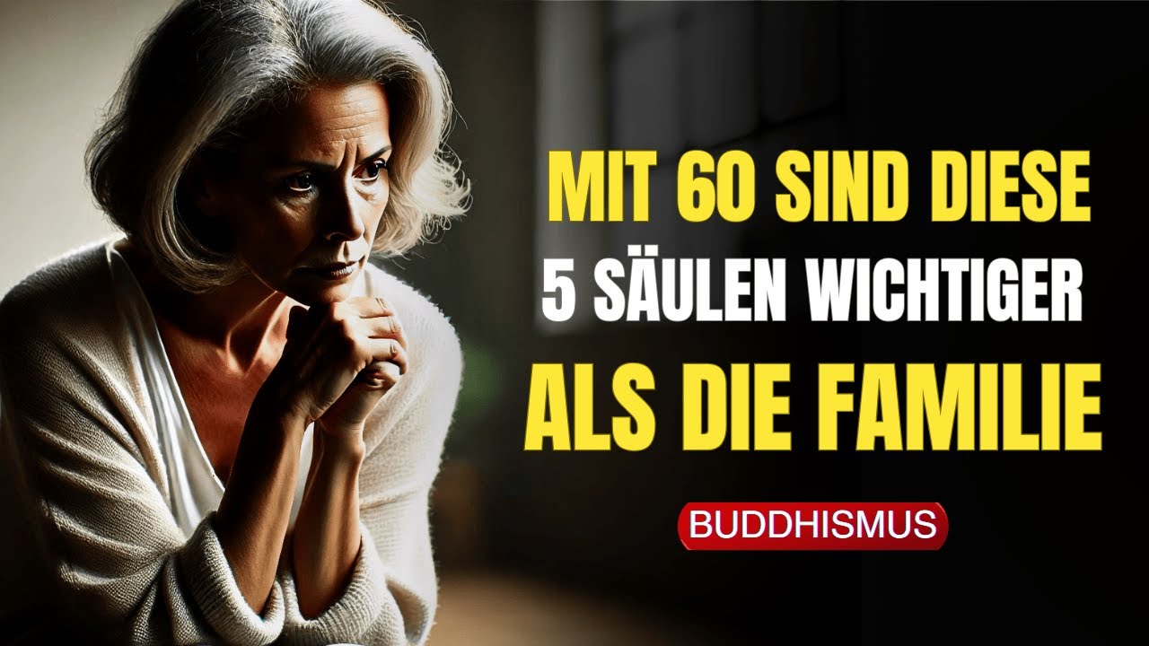 Mit 60 sind diese 5 Säulen wichtiger als die Familie | Buddhistische Weisheit